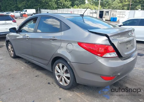 2013 Hyundai Accent Gls из США, поврежденный, VIN KMHCU4AE6DU430483